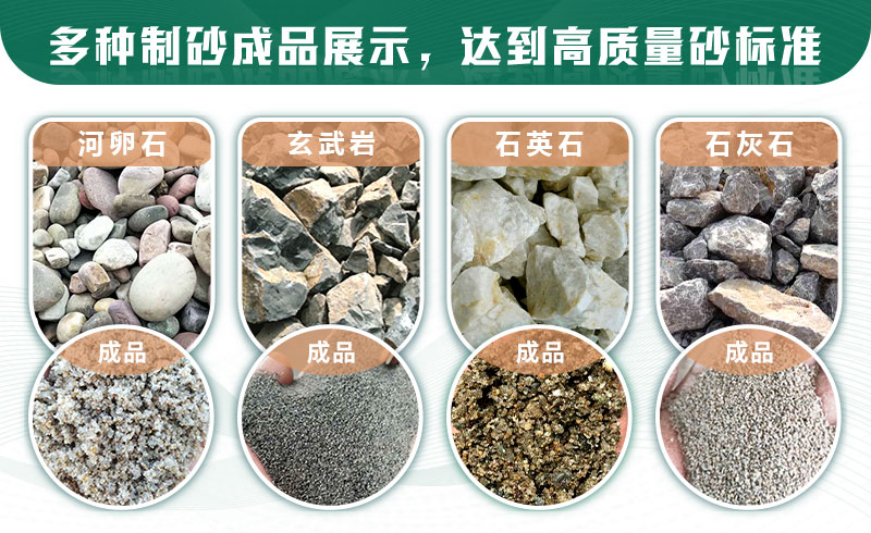 什么樣的石頭適合制砂？制沙生產(chǎn)線(xiàn)如何配置？